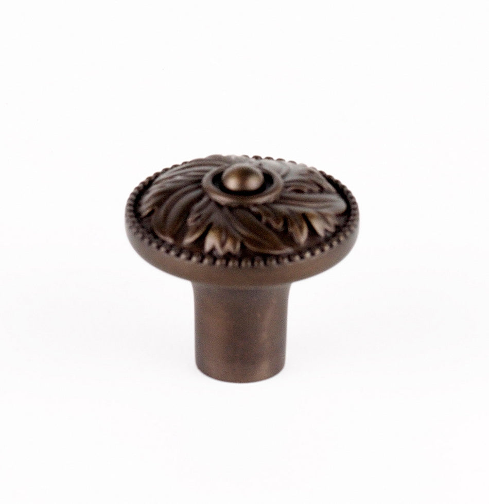 Alno A235-14-CHBRZ: 1-1/4" Hickory Cabinet Knob - Chocolate Bronze
