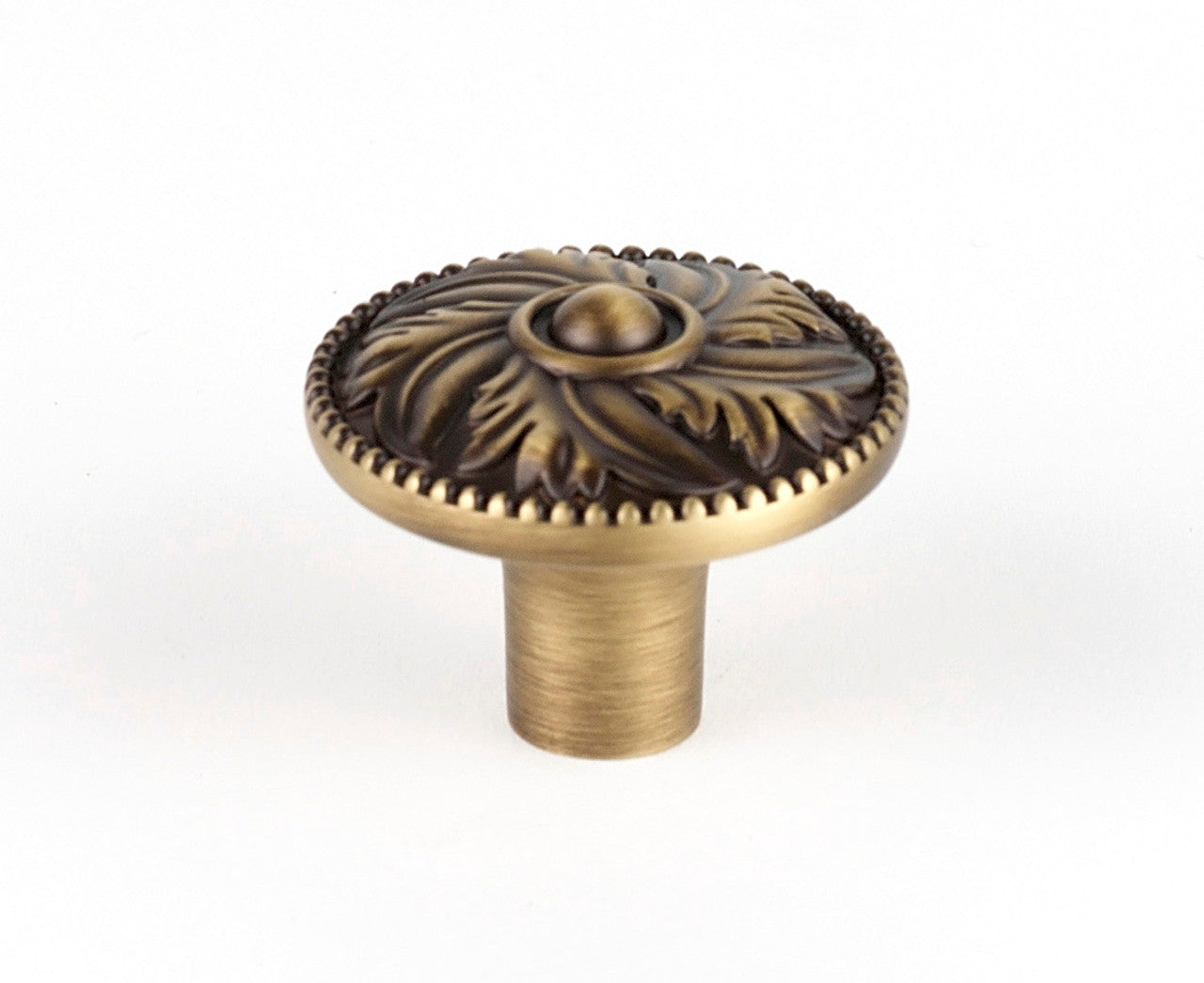 Alno A235-38-AEM: 1-1/2" Hickory Cabinet Knob - Antique English Matte