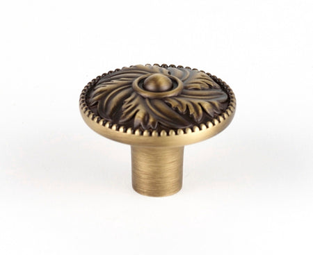Alno A235-38-AEM: 1-1/2" Hickory Cabinet Knob - Antique English Matte