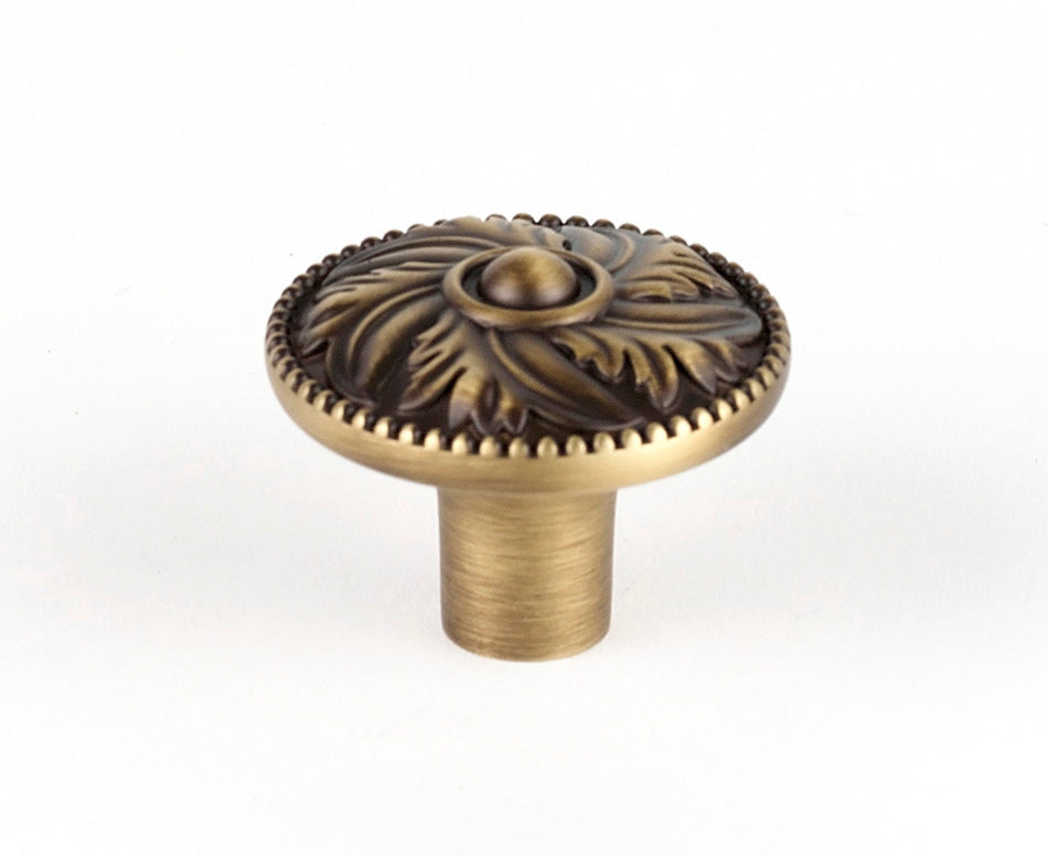 Alno A235-38-AEM: 1-1/2" Hickory Cabinet Knob - Antique English Matte