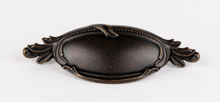 Alno A235-BARC: 4" cc Hickory Cup Cabinet Pull - Barcelona