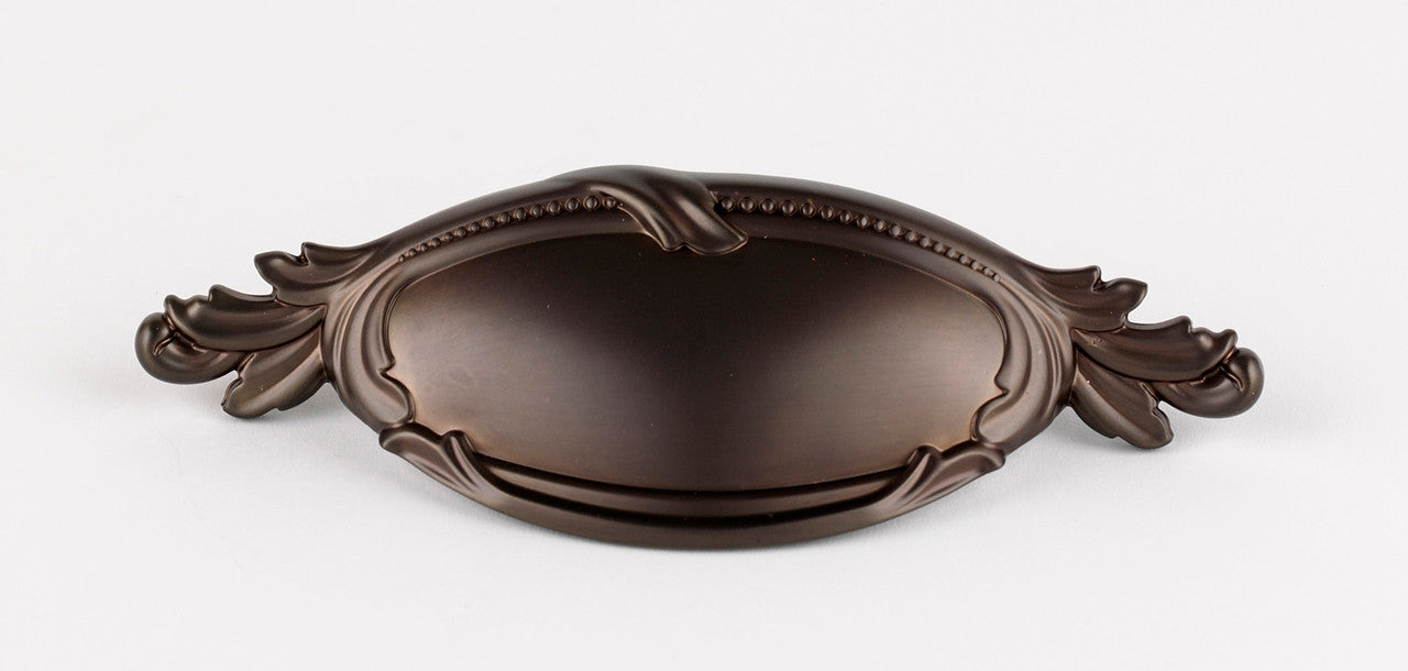 Alno A235-CHBRZ: 4" cc Hickory Cup Cabinet Pull - Chocolate Bronze