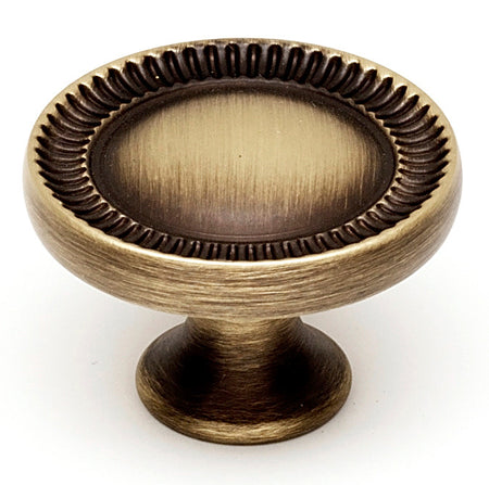 Alno A240-14-AEM: 1-1/4" Regal Cabinet Knob - Antique English Matte