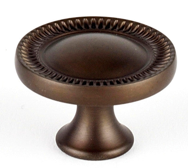 Alno A240-14-CHBRZ: 1-1/4" Regal Cabinet Knob - Chocolate Bronze