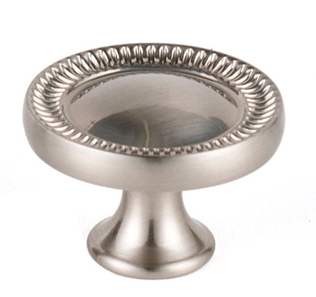 Alno A240-14-SN: 1-1/4" Regal Cabinet Knob - Satin Nickel