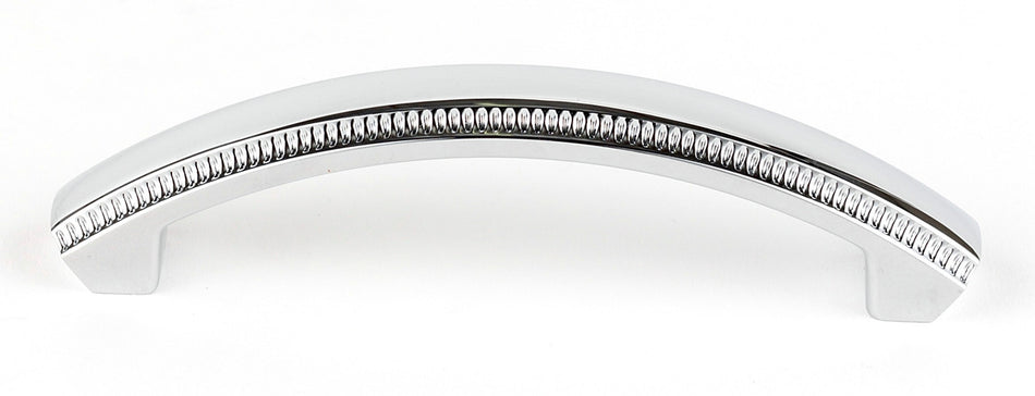 Alno A240-35-PC: 3-1/2" cc Regal Cabinet Pull - Polished Chrome