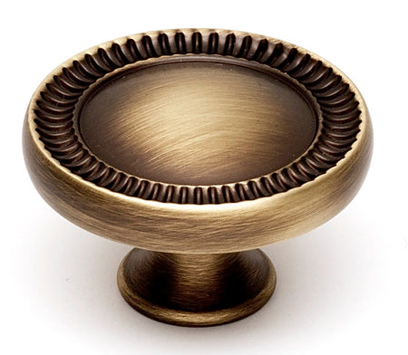 Alno A240-38-AEM: 1-1/2" Regal Cabinet Knob - Antique English Matte