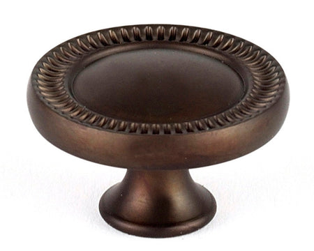 Alno A240-38-CHBRZ: 1-1/2" Regal Cabinet Knob - Chocolate Bronze