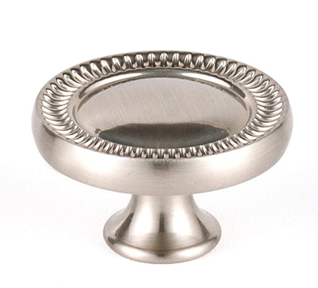 Alno A240-38-SN: 1-1/2" Regal Cabinet Knob - Satin Nickel