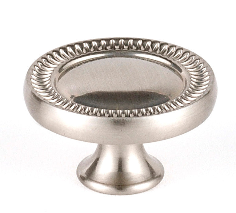 Alno A240-38-SN: 1-1/2" Regal Cabinet Knob - Satin Nickel