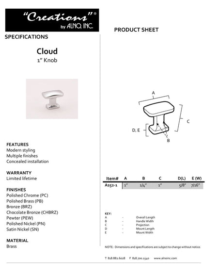 Specificaton Sheet