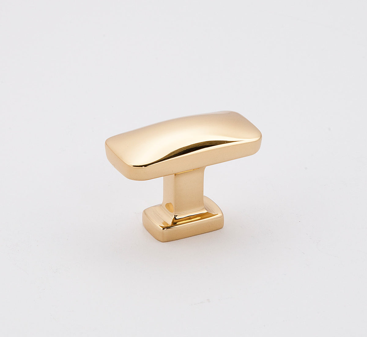 Alno A252-38-PB: 1-1/2" Cloud Modern Cabinet Knob - Polished Brass