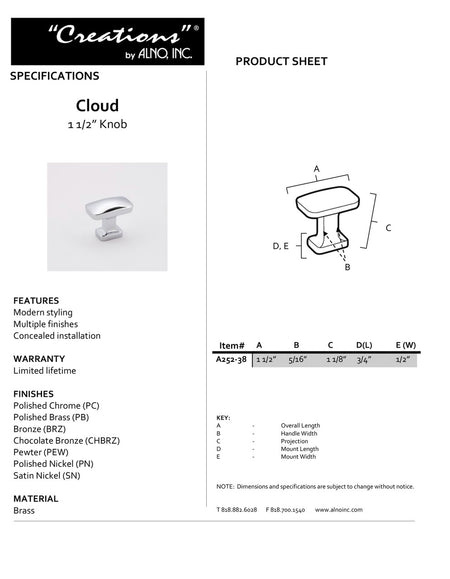 Specificaton Sheet
