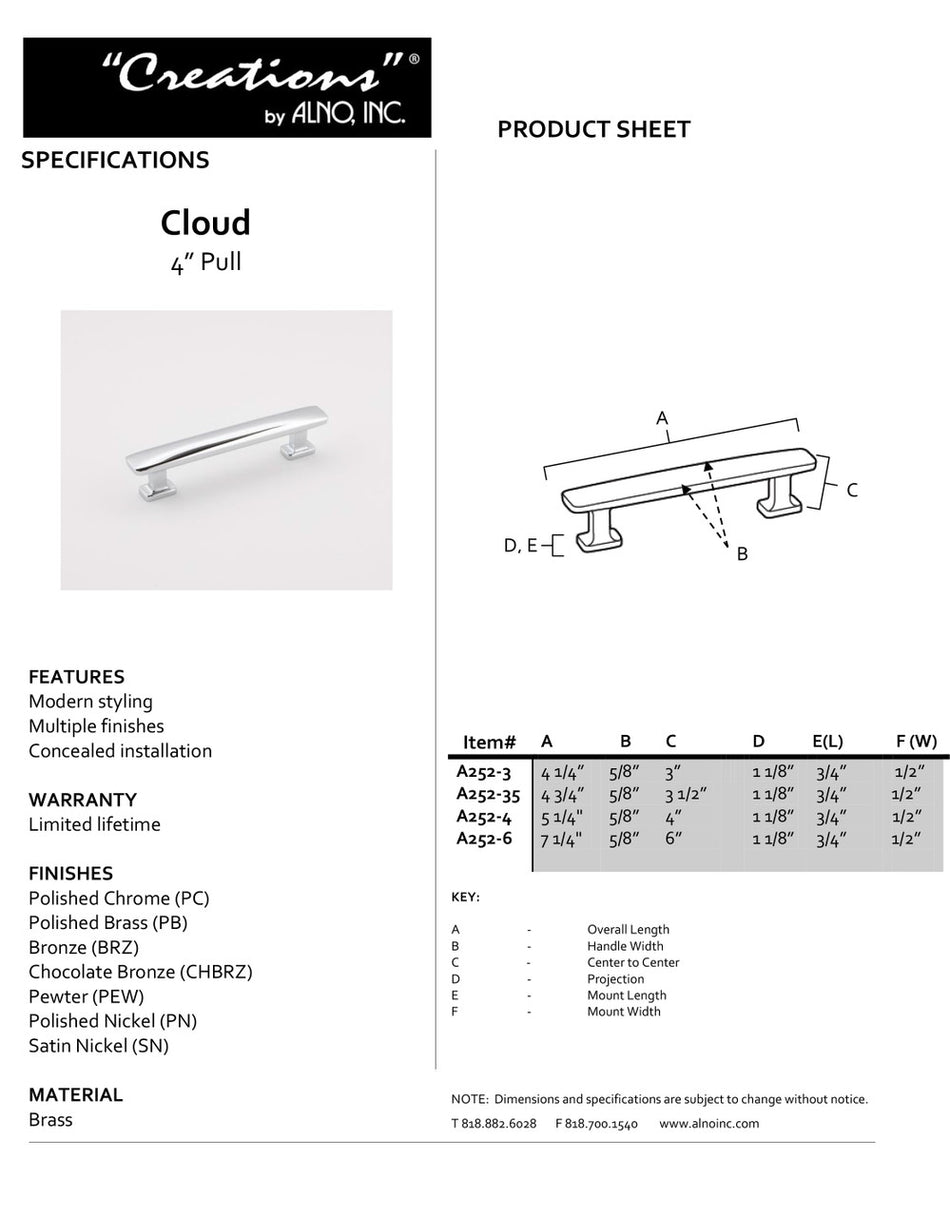 Specificaton Sheet