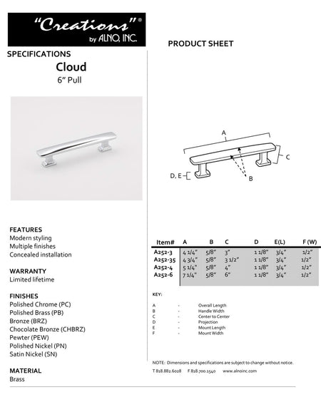 Specificaton Sheet
