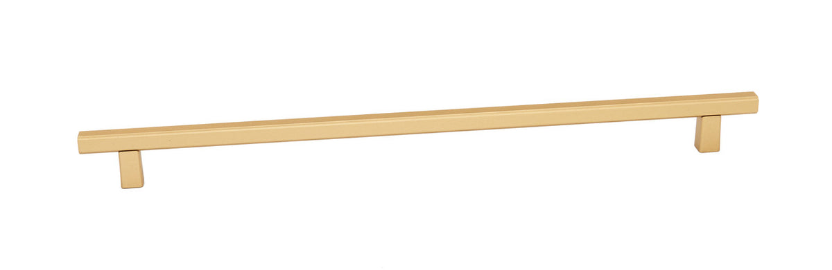 Alno A2805-12-CHP: 12" cc Quadrato Smooth Bar Cabinet Pull - Champagne