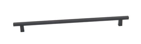 Alno A2805-18-MB: 18" cc Quadrato Smooth Bar Cabinet Pull - Matte Black