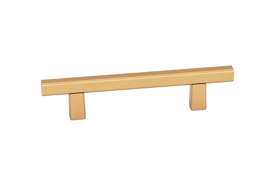 Alno A2805-4-CHP: 4" cc Quadrato Smooth Bar Cabinet Pull - Champagne