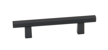 Alno A2805-4-MB: 4" cc Quadrato Smooth Bar Cabinet Pull - Matte Black