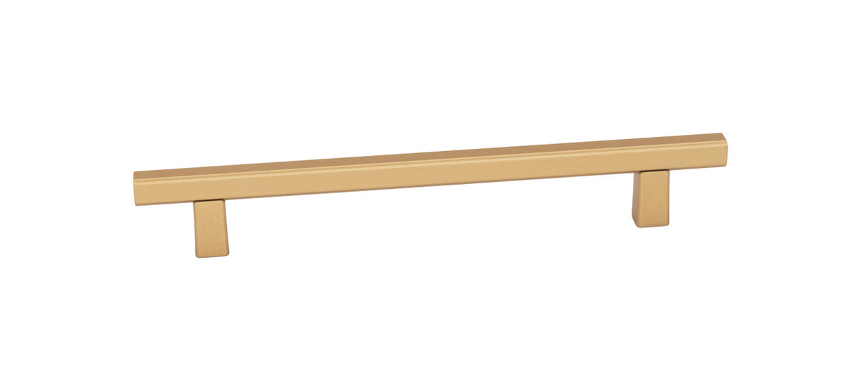 Alno A2805-6-CHP: 6" cc Quadrato Smooth Bar Cabinet Pull - Champagne