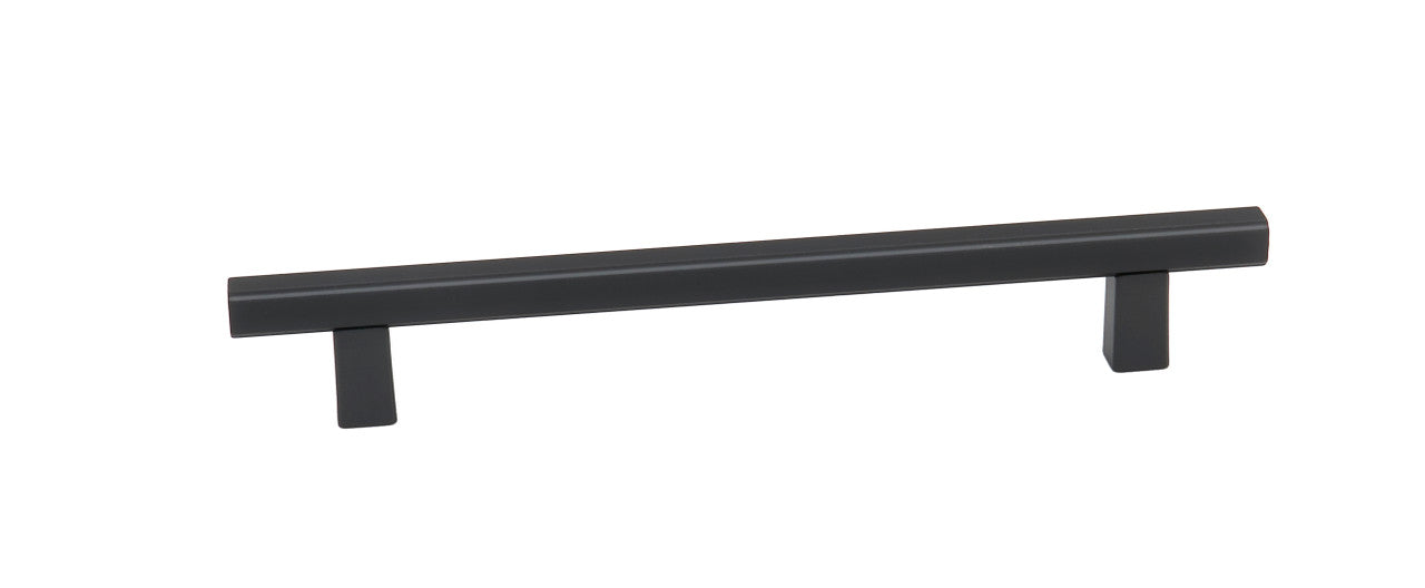 Alno A2805-6-MB: 6" cc Quadrato Smooth Bar Cabinet Pull - Matte Black