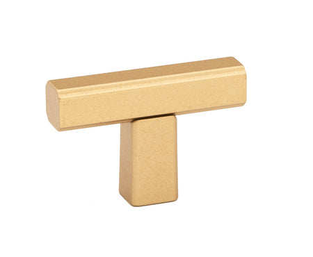Alno A2805-CHP: 1-3/4" Quadrato Smooth T-Bar Cabinet Knob - Champagne