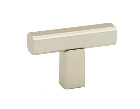 Alno A2805-MN: 1-3/4" Quadrato Smooth T-Bar Cabinet Knob - Matte Nickel