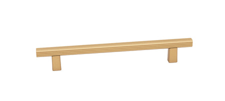 Alno A2905-6-CHP: 6" cc Quadrato Grooved Bar Cabinet Pull - Champagne