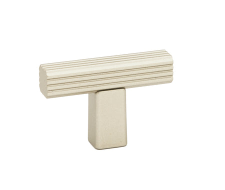 Alno A2905-MN: 1-3/4" Quadrato Grooved T-Bar Cabinet Knob - Matte Nickel