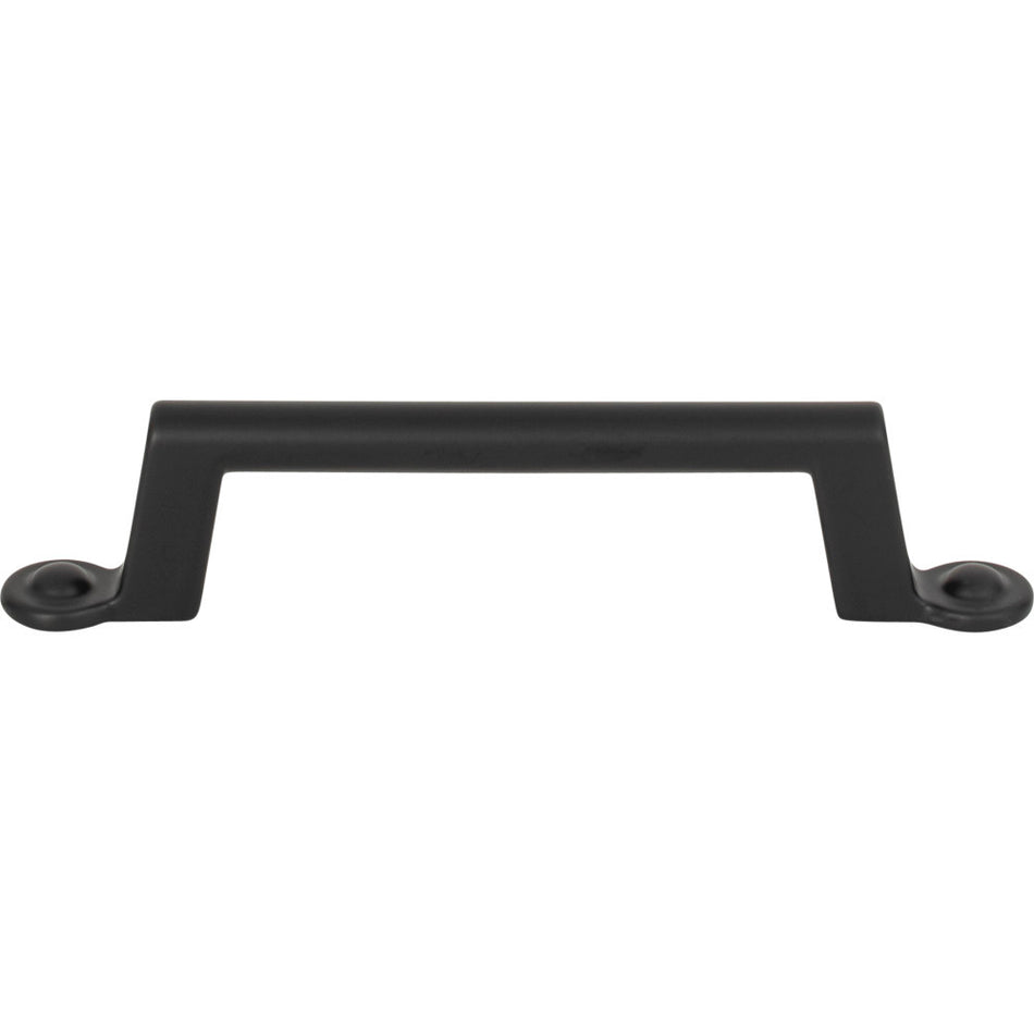 Atlas A302-BL: 3-3/4" cc Bradbury Cabinet Pull - Matte Black