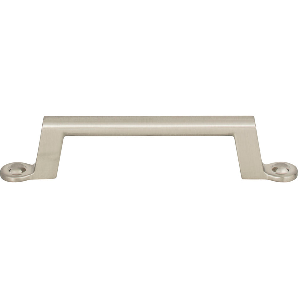 Atlas A302-BRN: 3-3/4" cc Bradbury Cabinet Pull - Brushed Nickel