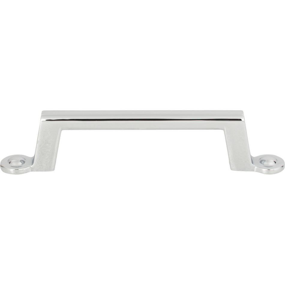 Atlas A302-CH: 3-3/4" cc Bradbury Cabinet Pull - Polished Chrome