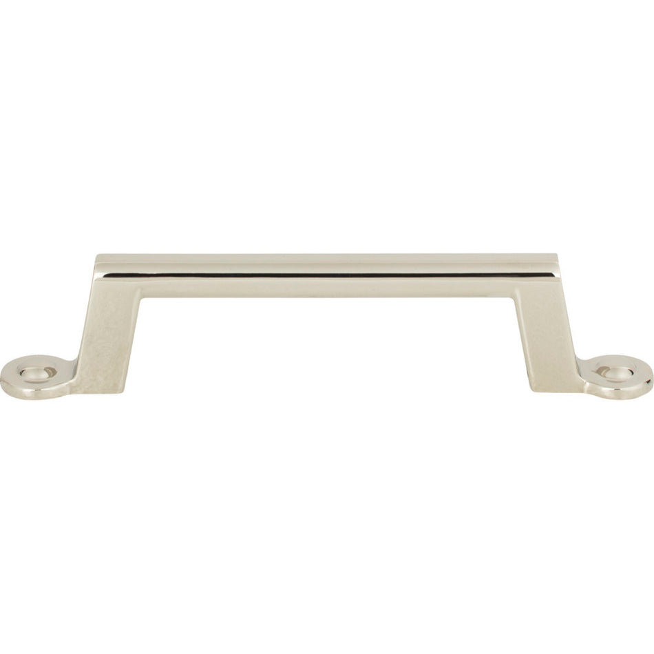 Atlas A302-PN: 3-3/4" cc Bradbury Cabinet Pull - Polished Nickel