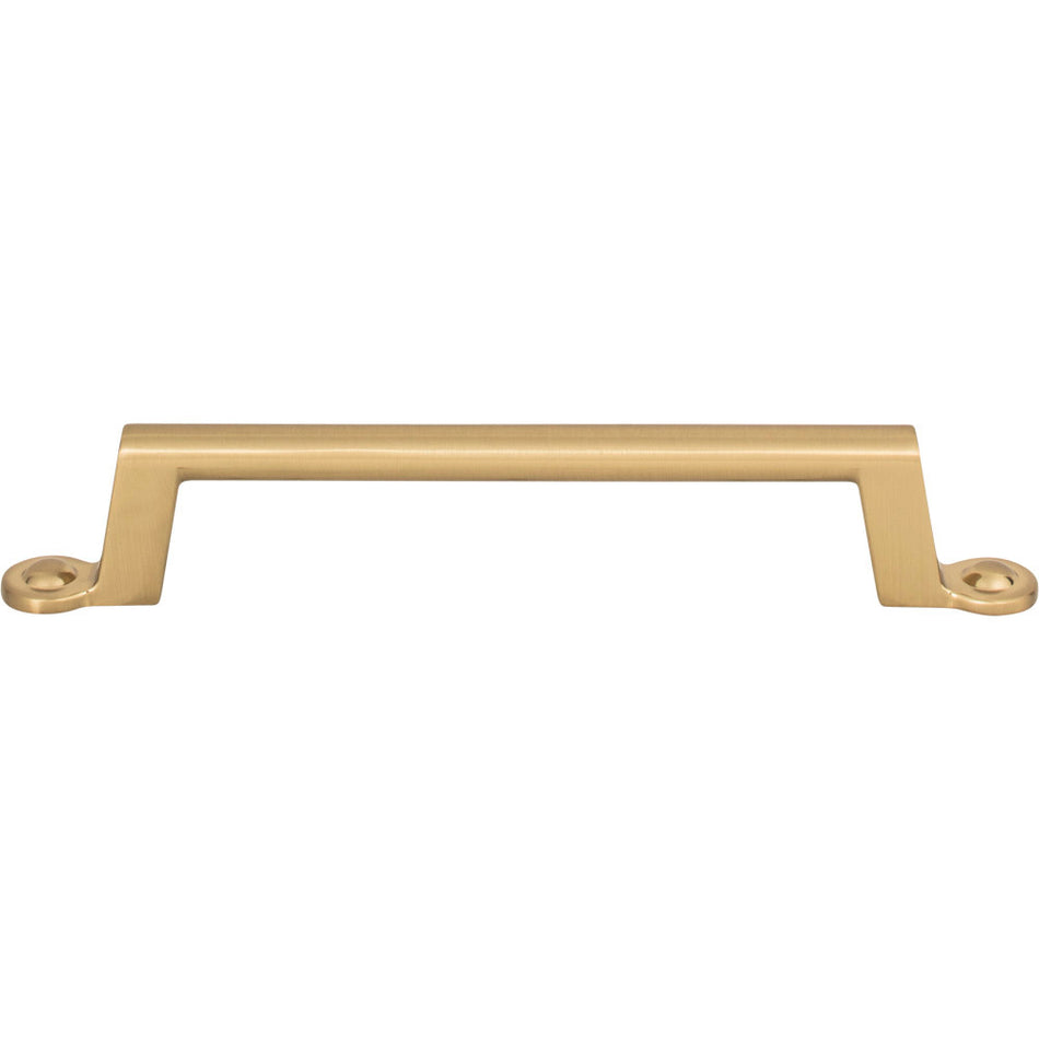 Atlas A303-WB: 5-1/16" cc Bradbury Cabinet Pull - Warm Brass