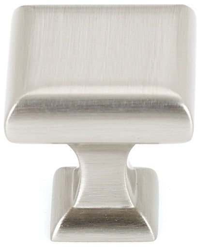Alno A310-1-SN: 1" Manhattan Square Cabinet Knob - Satin Nickel