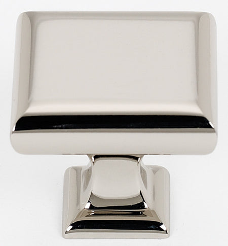 Alno A310-14-PN: 1-1/4" Manhattan Square Cabinet Knob - Polished Nickel
