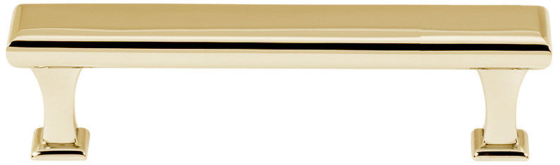 Alno A310-35-PB: 3-1/2" cc Manhattan Cabinet Pull - Polished Brass