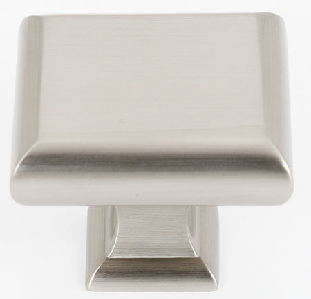Alno A310-45-SN: 1-3/4" Manhattan Square Cabinet Knob - Satin Nickel
