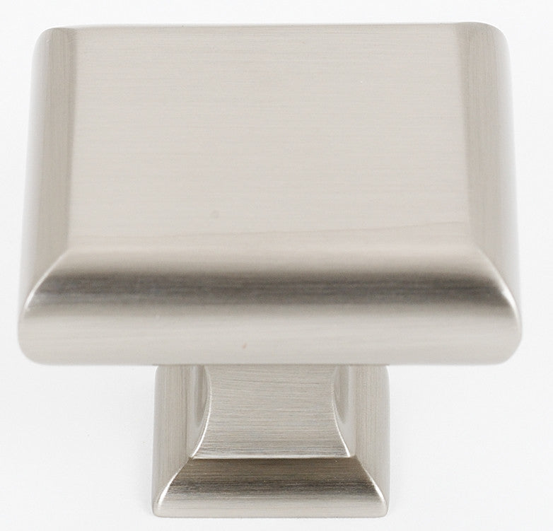 Alno A310-45-SN: 1-3/4" Manhattan Square Cabinet Knob - Satin Nickel