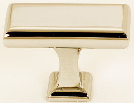 Alno A310-58-PB/NL: 1-5/8" Manhattan Cabinet Knob - Unlacquered Brass
