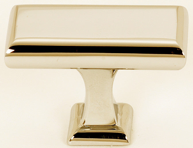 Alno A310-58-PB/NL: 1-5/8" Manhattan Cabinet Knob - Unlacquered Brass