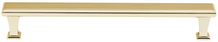Alno A310-8-PB: 8" cc Manhattan Cabinet Pull - Polished Brass