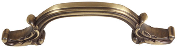 Alno A3650-4-AEM: 4" cc Ornate Cabinet Pull - Antique English Matte