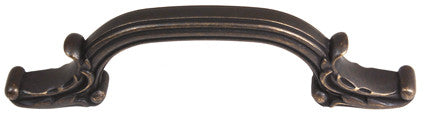 Alno A3650-4-BARC: 4" cc Ornate Cabinet Pull - Barcelona