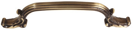 Alno A3650-6-AE: 6" cc Ornate Cabinet Pull - Antique English