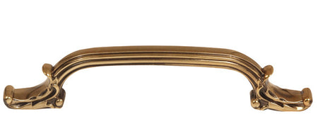 Alno A3650-6-PA: 6" cc Ornate Cabinet Pull - Polished Antique