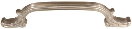 Alno A3650-6-SN: 6" cc Ornate Cabinet Pull - Satin Nickel