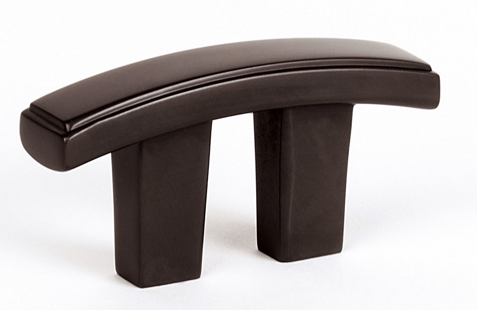 Alno A418-CHBRZ: 3/4" Arch Cabinet Pull - Chocolate Bronze