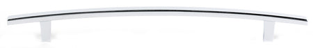 Alno A419-8-PB/NL: 8" cc Arch Cabinet Pull - Unlacquered Brass