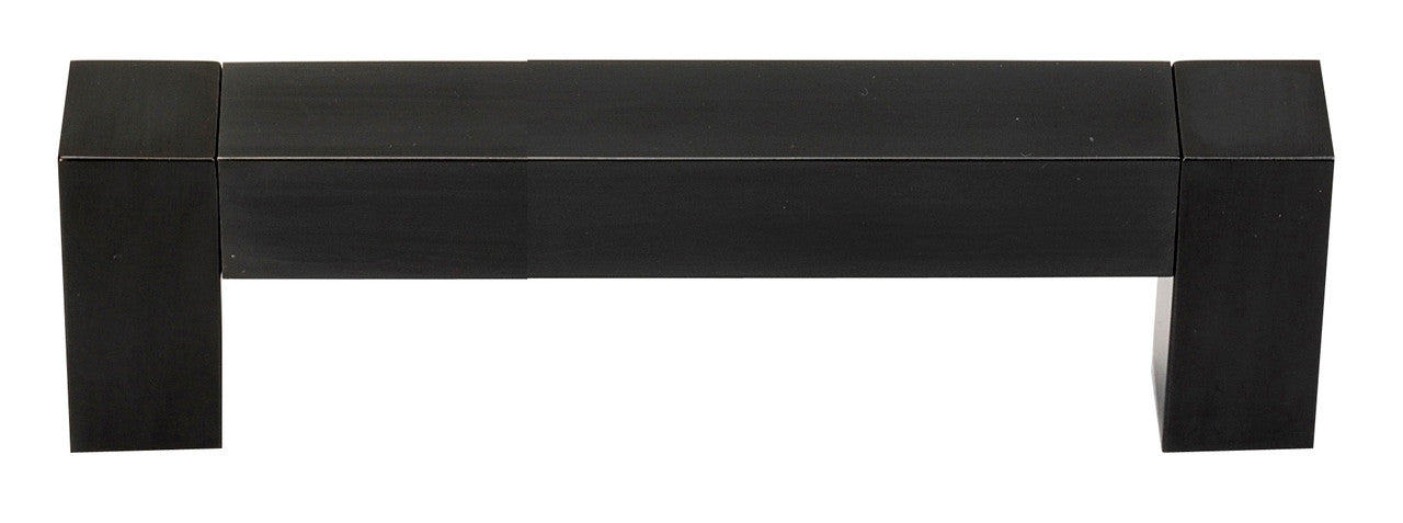 Alno A420-35-BRZ: 3-1/2" cc Block Cabinet Pull - Bronze